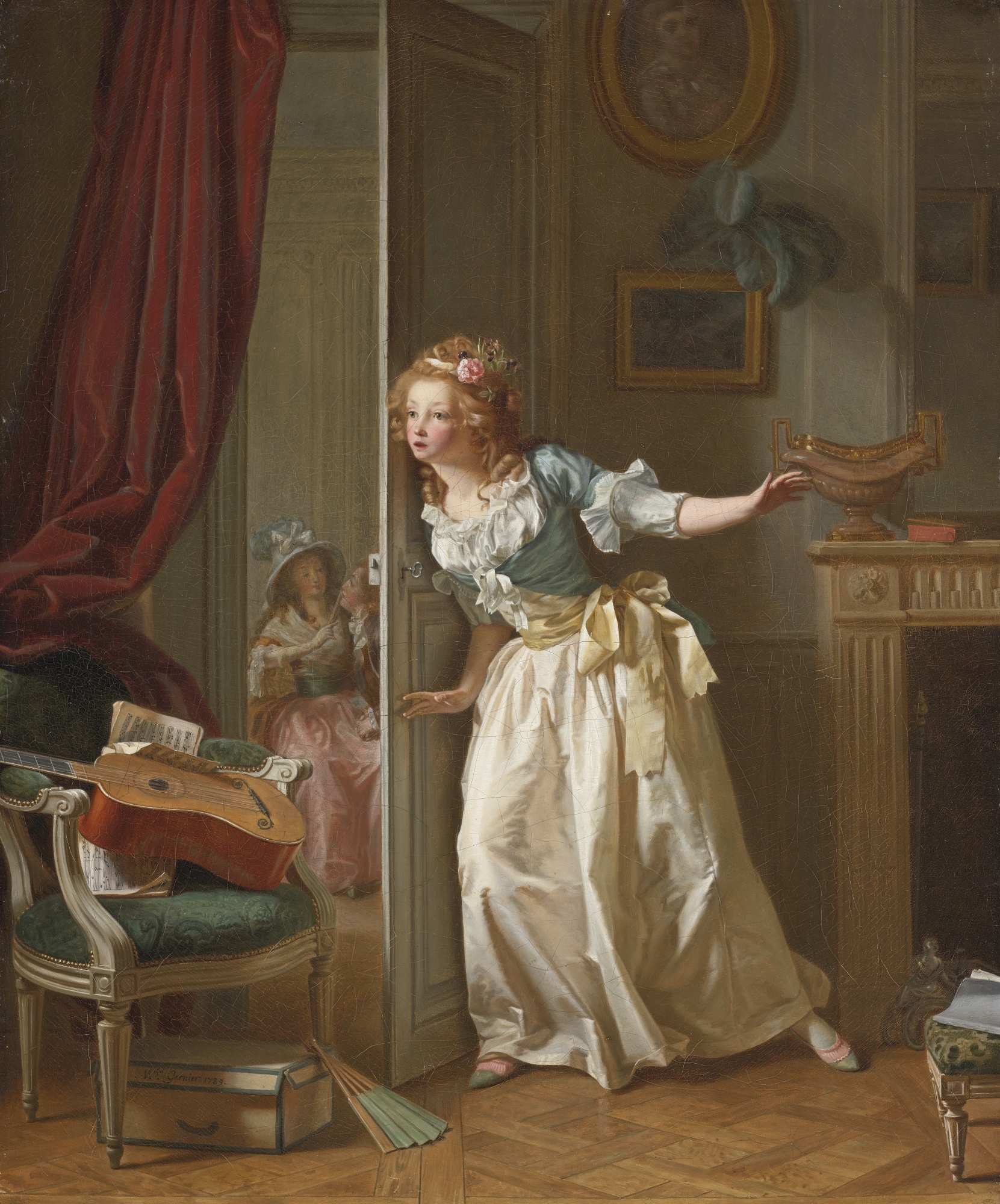Listen well when life experience differs | Help Others Well: Michel Garnier Young Girl Listening to a Conversation Between Two Lovers